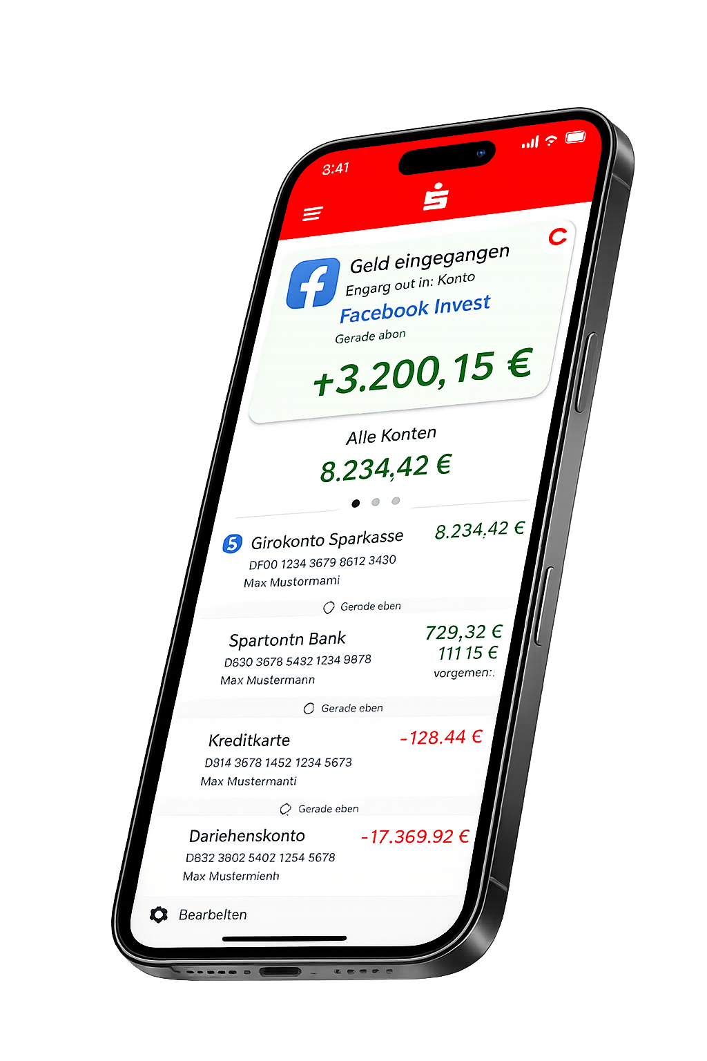 Facebook Investments Trading Dashboard